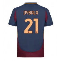 Camiseta AS Roma Paulo Dybala #21 Tercera Equipación 2024-25 manga corta